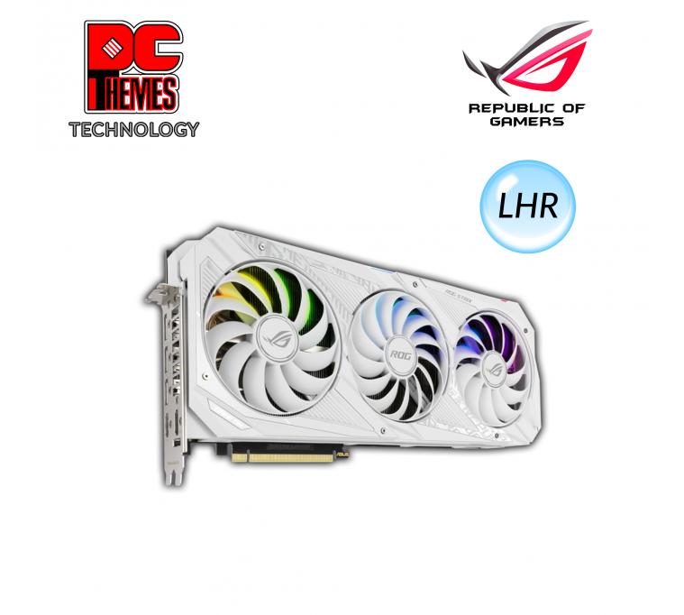 ASUS GeForce RTX™ 3080 ROG Strix Gaming 10GB OC V2 White Graphics Card